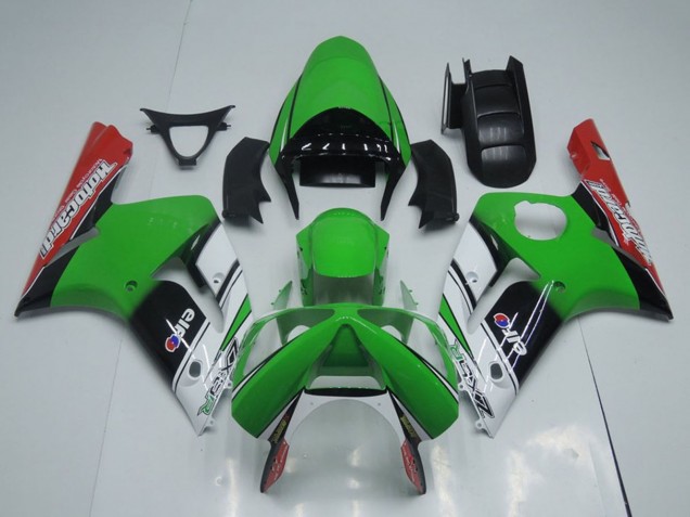 Carenados Moto Kawasaki ZX6R 2003-2004 - Verde Blanco Negro Rojo Motocard Baratos