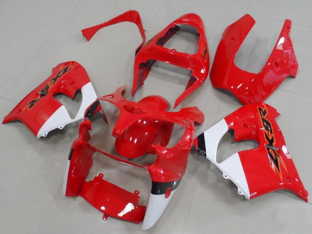 Carenados Moto Kawasaki ZX9R 2000-2001 - Rojo Blanco Baratos