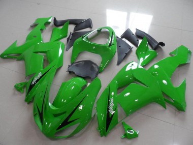Carenados Moto Kawasaki ZX10R 2006-2007 - Verde Negro Raya Baratos