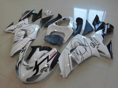 Carenados Moto Kawasaki ZX10R 2006-2007 - Blanco Negro Rojo Motul Corona Extra Baratos