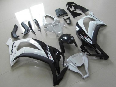 Carenado Moto Kawasaki ZX10R 2011-2015 - Blanco Negro Brillante Baratos