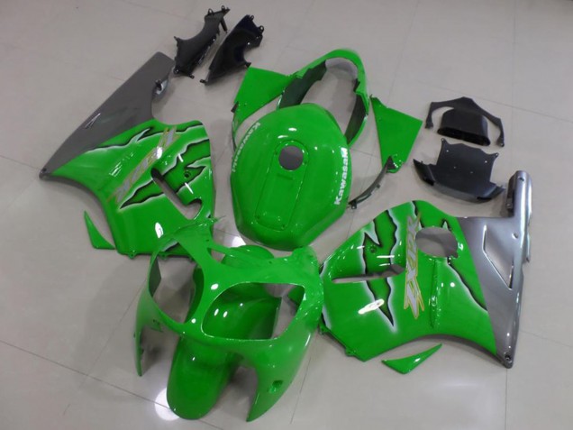 Carenados Moto Kawasaki ZX12R 2000-2001 - Verde Plata Baratos