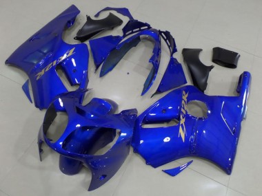 Carenados Moto Kawasaki ZX12R 2000-2001 - Azul Oro Calcomanías Baratos