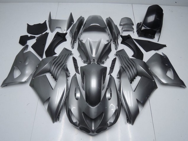 Carenados Moto Kawasaki ZX14R ZZR1400 2006-2011 - Gris Brillante Baratos