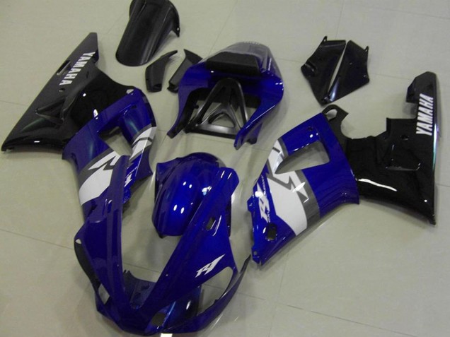 Carenados Moto Yamaha YZF R1 2000-2001 - Azul Blanco Negro Baratos