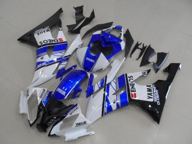 Carenados Moto Yamaha YZF R6 2008-2016 - Blanco Azul Negro Brillante ENEOS Yamalube Baratos