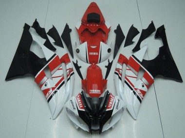 Carenado Moto Yamaha YZF R6 2008-2016 - Blanco Rojo Negro Baratos