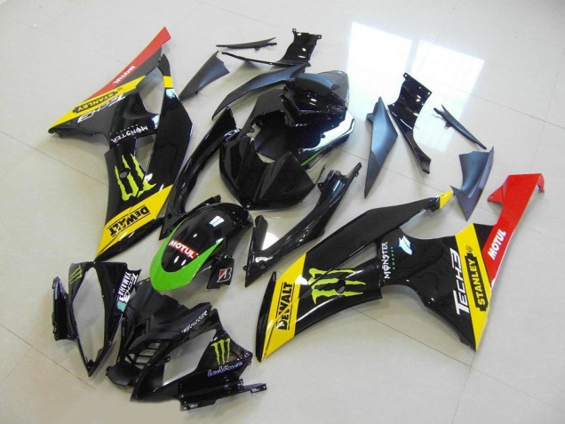 Carenado Moto Yamaha YZF R6 2008-2016 - Amarillo Rojo Negro Brillante Verde Monstruo Motul Baratos