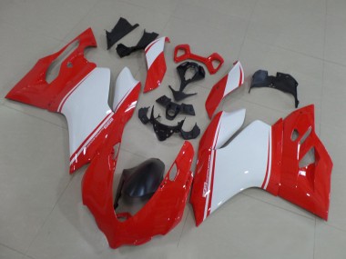 Carenados Moto Ducati 1199 2011-2014 - Rojo Blanco Negro Baratos