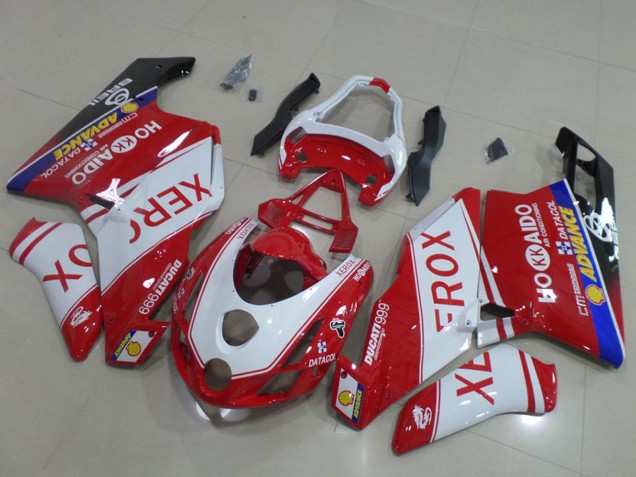 Carenados Moto Ducati 999 2003-2004 - Blanco Rojo Azul Negro Brillante Xerox OEM Estilo Baratos