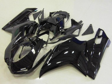Carenados Moto Ducati 848 2007-2014 - Negro Brillante Baratos