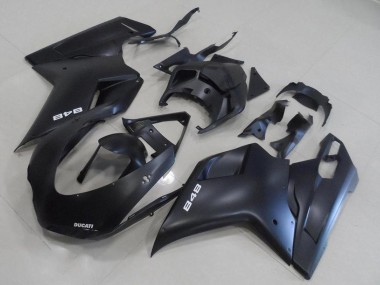 Kits Carenado Moto Ducati 848 2007-2014 - Negro Mate Baratos