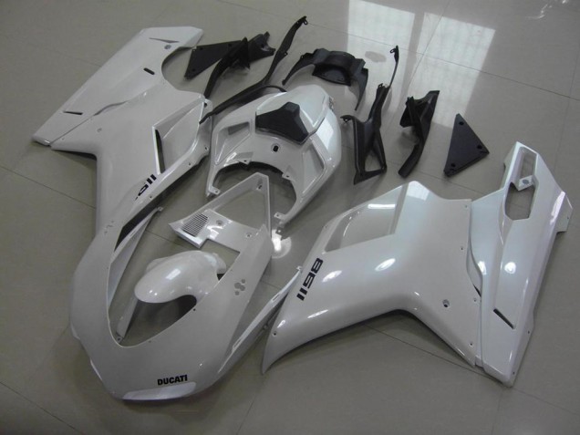 Carenados Moto Ducati 1198 2007-2014 - Blanco Brillante Baratos