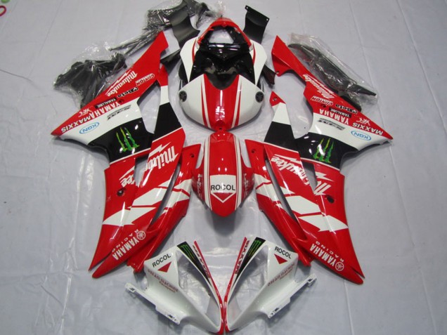 Carenados Moto Yamaha YZF R6 2008-2016 - Blanco Rojo Negro Brillante Verde Monstruo Rocol Milwaukee Maxxis Baratos