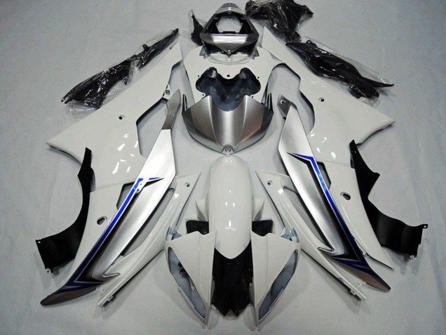 Kits Carenado Moto Yamaha YZF R6 2008-2016 - Blanco Azul Negro Baratos