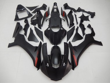 Carenados Moto Yamaha YZF R1 2015-2019 - Negro Mate Rojo Baratos