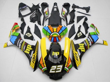 Carenados Moto Yamaha YZF R1 2015-2019 - Amarillo Rojo Azul Verde HP RuedaColores 23 Baratos