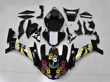 Carenados Moto Yamaha YZF R1 2015-2019 - Negro Blanco Amarillo Rosa Tiburón Baratos