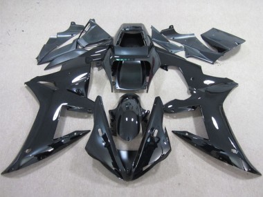Carenados Moto Yamaha YZF R1 2002-2003 - Negro Brillante Plain Baratos