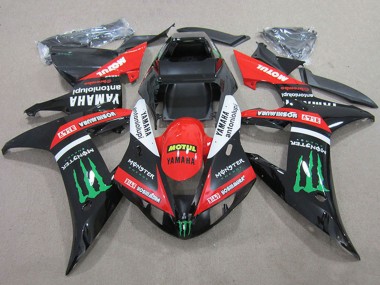 Carenados Moto Yamaha YZF R1 2004-2006 - Rojo Blanco Negro Brillante Verde Motul Monstruo Baratos