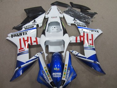 Carenados Moto Yamaha YZF R1 2004-2006 - Blanco Azul Rojo Fiat Motul Baratos