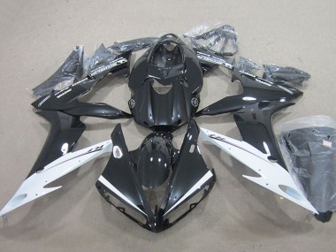 Carenados Moto Yamaha YZF R1 2004-2006 - Negro Brillante Blanco Baratos