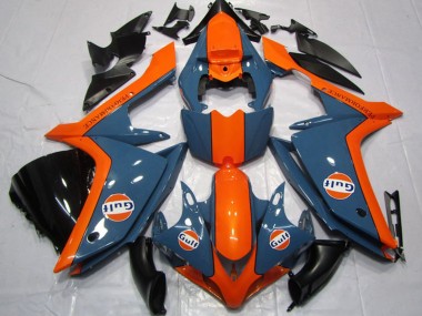 Carenados Moto Yamaha YZF R1 2007-2008 - Azul Oscuro Naranja Gulf Baratos