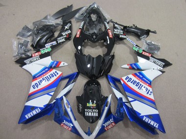 Carenados Moto Yamaha YZF R1 2007-2008 - Blanco Azul Negro Volvo Fimer Sterilgarda Baratos