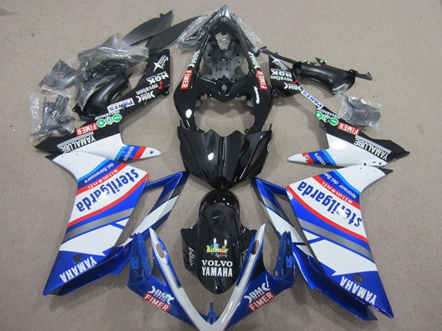 Carenados Moto Yamaha YZF R1 2007-2008 - Blanco Azul Negro Volvo Fimer Sterilgarda Baratos