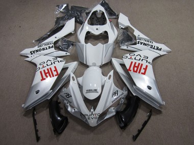 Carenados Moto Yamaha YZF R1 2009-2011 - Blanco Plata Rojo Fiat Baratos
