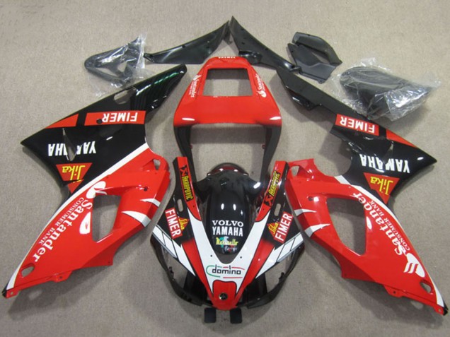Carenados Moto Yamaha YZF R1 2009-2011 - Rojo Negro Blanco Santander Fimer Volvo Baratos