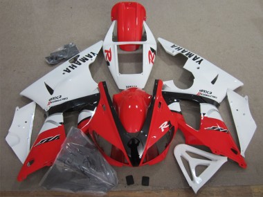Carenado Moto Yamaha YZF R1 2009-2011 - Blanco Rojo Negro Baratos