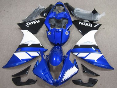 Carenados Moto Yamaha YZF R1 2009-2011 - Azul Blanco Negro Baratos