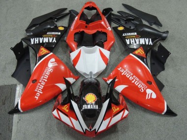 Carenados Moto Yamaha YZF R1 2009-2011 - Rojo Blanco Negro Santander Rojo Baratos