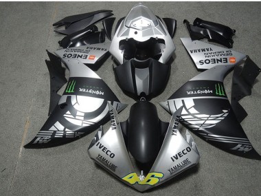 Carenados Moto Yamaha YZF R1 2009-2011 - Plata Negro Mate Verde Monstruo Iveco Yamalube ENEOS Semakin Didepan Baratos