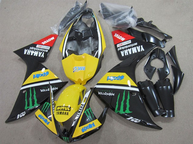 Carenados Moto Yamaha YZF R1 2009-2011 - Amarillo Blanco Negro Rojo Verde Motul Monstruo Baratos