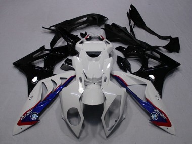 Carenados Moto BMW S1000RR 2009-2014 - Blanco Azul Negro Brillante Baratos
