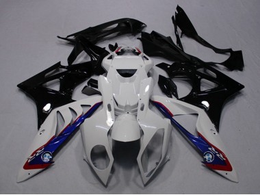 Carenados Moto BMW S1000RR 2009-2014 - Blanco Azul Negro Brillante Baratos