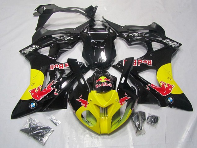Carenados Moto BMW S1000RR 2009-2014 - Negro Brillante Amarillo Rojo Bull Baratos
