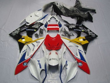 Carenados Moto BMW S1000RR 2009-2014 - Blanco Rojo Amarillo Azul Negro HP Castrol Baratos