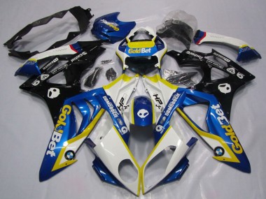 Carenados Moto BMW S1000RR 2009-2014 - Blanco Amarillo Azul Negro Brillante OroBet HP Baratos