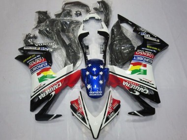 Carenados Moto Honda CBR500R 2013-2015 - Blanco Rojo Azul Negro Brillante Estrella Carrera Lee DENSO EuroBet Baratos