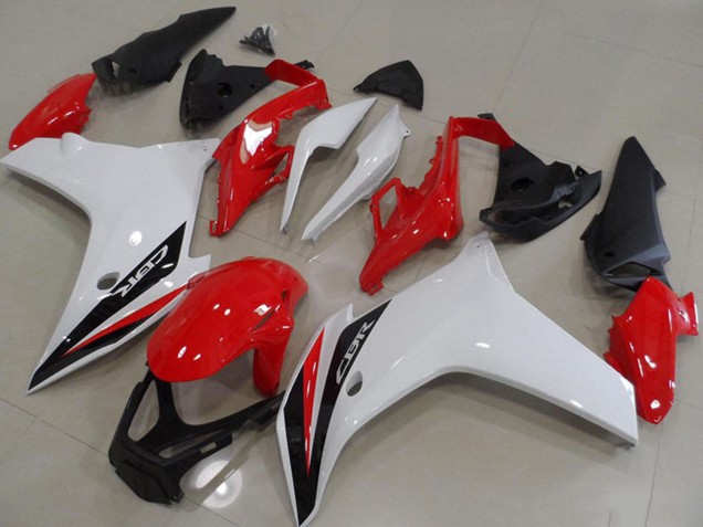 Carenados Moto Honda CBR600F 2011-2013 - Blanco Rojo Negro Brillante Baratos