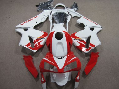Carenados Moto Honda CBR600RR 2003-2004 - Blanco Rojo Baratos