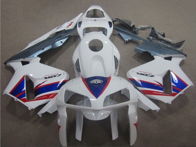 Carenados Moto Honda CBR600RR 2005-2006 - Blanco Azul Rojo Plata Baratos