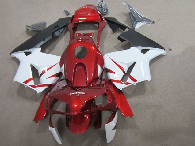Carenado Moto Honda CBR600RR 2005-2006 - Rojo Blanco Negro Baratos