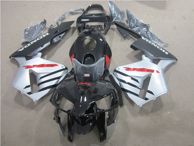 Carenados Moto Honda CBR600RR 2005-2006 - Negro Brillante Plata Rojo Baratos