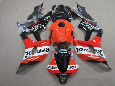 Kits Carenados Moto Honda CBR600RR 2007-2008 - Naranja Blanco Rojo Negro Brillante Repsol Baratos
