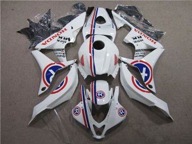 Carenados Moto Honda CBR600RR 2007-2008 - Blanco Azul Rojo R Baratos