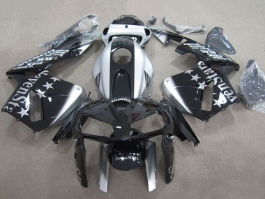 Carenados Moto Honda CBR600RR 2007-2008 - Plata Negro Brillante SevenStars Baratos